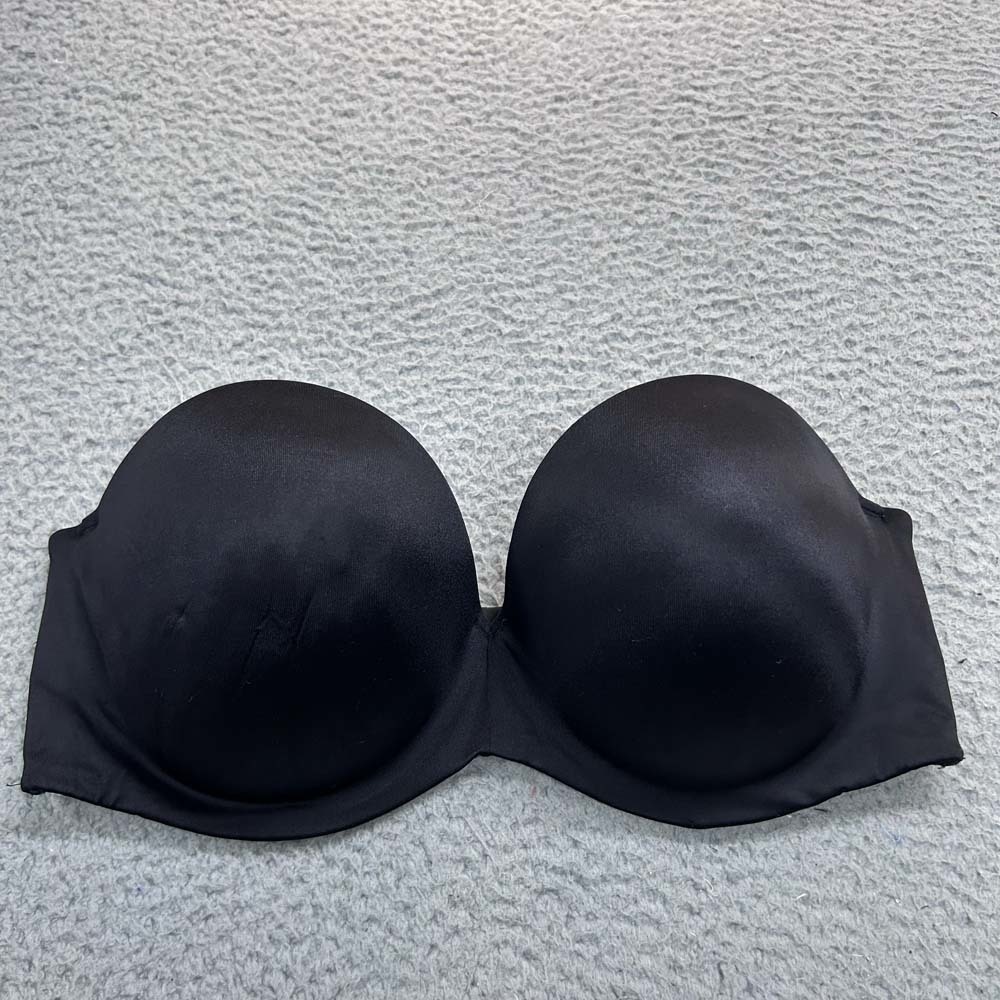 Soma Bra 36D Push Up Bra Black Padded Lift Strapless
